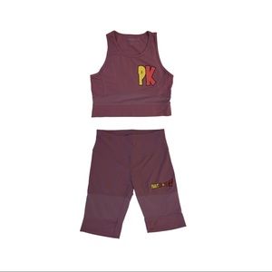 Phatkloudz Brand Pink Workout Set